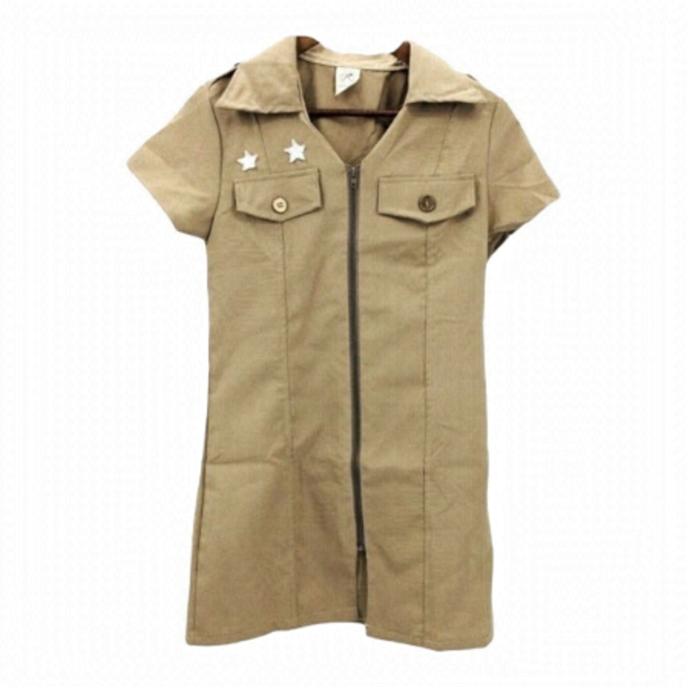 4/$45 ROTHCO Khaki Beige Retro US Army Air Force Costume Small